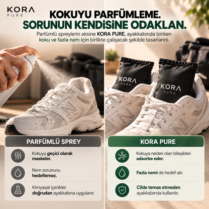 KORA PURE | Ayakkabı Koku ve Nem Giderici