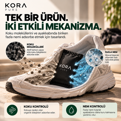 KORA PURE | Ayakkabı Koku ve Nem Giderici